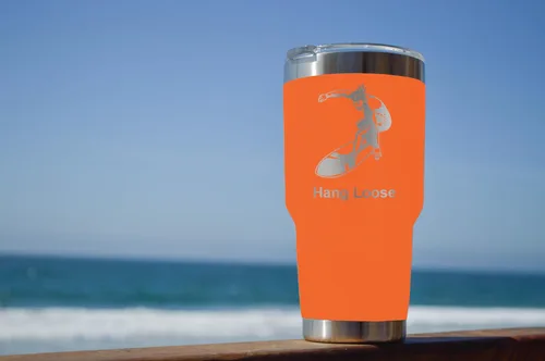 Miniatura 12 de LaserGram Taza aislada al vacío de 20 onzas, asistente médico MA, grabado personalizado incluido (rosa)