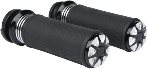 Miniatura 7 de TCT-MOTORPARTS Agarraderas eléctricas de 1 pulgada para manillar Harley Touring