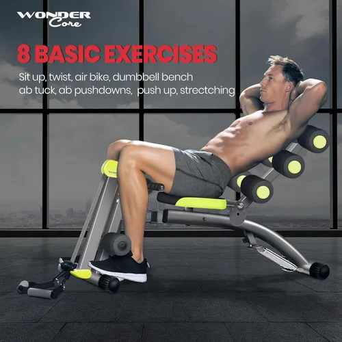 Miniatura 2 de WONDER CORE 2 Total Gym Machine, Ab Workout Equipment, Adjustable Ab Machine for Stomach Workout, Sit Up Exercise Equipment for Home Workouts