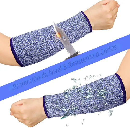 Miniatura 3 de Sintege 3 pares de protectores de brazo para piel fina y moretones, resistentes a los cortes, manga de protección contra quemaduras de antebrazo