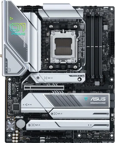 Miniatura 3 de ASUS Prime X670E-PRO WiFi AMD X670 AM5 Ryzen™ Desktop 9000 8000 y 7000 ATX Placa base con PCIe® 5.0, cuatro ranuras M.2, ranuras DDR5, USB 3.2 Gen