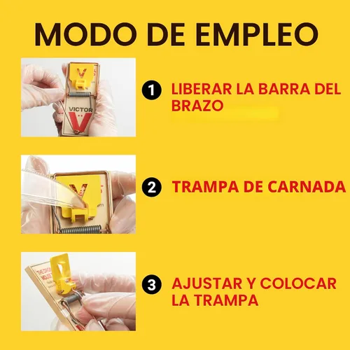 Miniatura 4 de Trampas para ratones Victor M035-12, pedal de plástico, madera FSC de origen sostenible, trampas para ratones de madera, paquete de 12