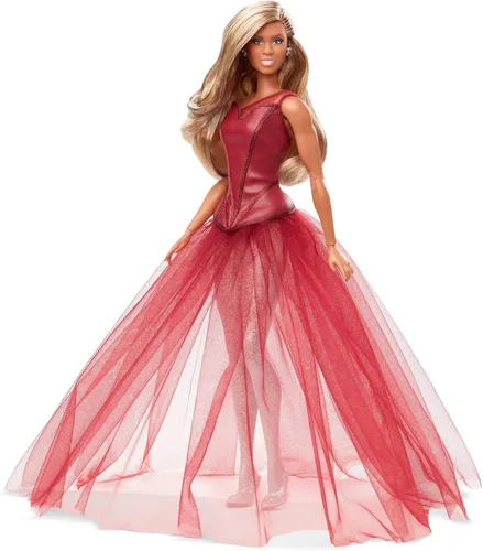 Miniatura 8 de Barbie Muñeca Día De Los Muertos 2021 (11.5 pulgadas) con vestido bordado tradicional, corona de flores y pintura facial de calavera, regalo