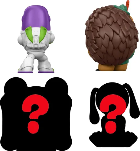 Miniatura 5 de Mattel Disney y Pixar Toy Story - Paquete múltiple de 5 mini figuras, 4 estrellas pequeñas películas de juguetes en grupo temático, 2 personajes que