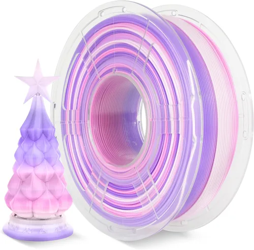 Miniatura 25 de SUNLU Filamento PLA de madera de 0.069 pulgadas, filamento de impresora 3D de fibra de madera real, textura y aroma de madera natural, sin