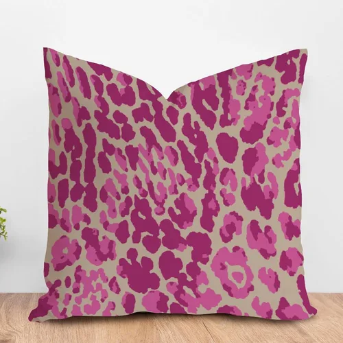 Miniatura 34 de ArogGeld Funda de almohada para sofá, guepardo y leopardo, estampado de leopardo, funda de cojín decorativa de granja para sala de estar