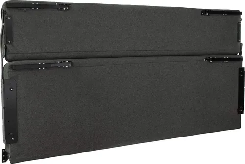 Miniatura 6 de RecPro Sofá de montaje en pared de 60 pulgadas con patas ajustables en tela, sofá cama de caravana, muebles de caravana, cama de caravana, cama Sin