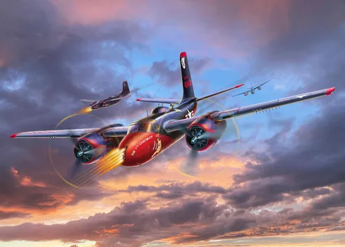 Miniatura 8 de Revell 03823 B-26C Invader 1:48 Kit de modelo de plástico sin construir/sin pintar a escala 1:48