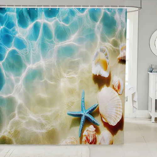 Miniatura 20 de Cortina de ducha de unicornio para niños, cortina de baño de dinosaurio de dibujos animados, conjuntos de accesorios de baño Kawaii de animales