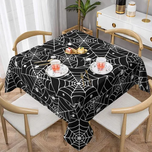 Miniatura 29 de BETGINY 4th of July Tablecloth Square 60x60 Inch,White Red Blue Patriotic Stars Table Cloth,Stain Resistance Polyester American Independence Day
