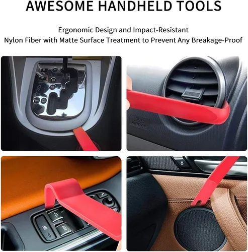 Miniatura 5 de OTUAYAUTO Kit de 6 Herramientas para Remover Molduras de Auto - Kit de Herramientas para Remoción de Paneles sin Arañazos para Audio del Auto, Panel