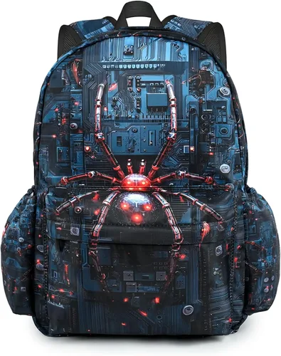 Miniatura 8 de Mochila de camuflaje vintage con bandera americana, bolsas de libros, ligeras, informales, para portátil, mochila de viaje para hombre y mujer