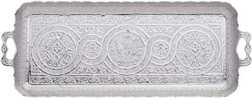 Miniatura 10 de Alisveristime Bandeja rectangular turca otomana para café y té (bandeja pequeña) (13 pulgadas x 5.5 pulgadas) (utentica)