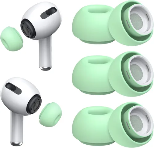 Miniatura 20 de [3 pares] Puntas de repuesto para los oídos para Airpods Pro y Airpods Pro de 2ª generación con orificio de reducción de ruido, puntas de silicona