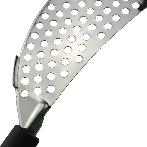 Miniatura 4 de Tegg Crescent - Colador de pasta de acero inoxidable para grasa, escurridor con mano para diferentes ollas, herramienta de cocina