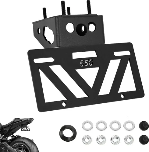 INKUDRI 2025 Ninja 650 Eliminador de guardabarros Z650 Eliminador de guardabarros 2024 Ninja 650 Organizador de placa de matrícula Ninja 650 Soporte
