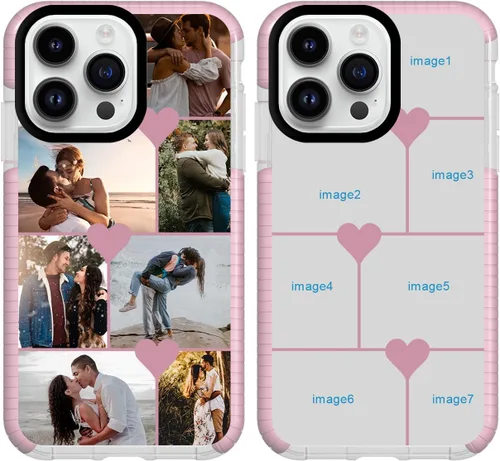 Miniatura 10 de Funda personalizada para iPhone 12 Pro Max, funda personalizada con collage de fotos con múltiples imágenes, funda de teléfono personalizada