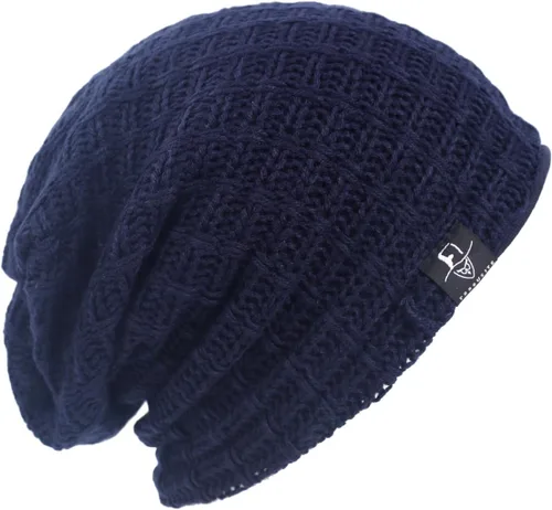 Miniatura 8 de FORBUSITE Gorro de punto largo holgado para hombre para verano e invierno, de gran