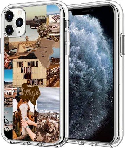 Miniatura 15 de Funda compatible con iPhone 7/8/SE del oeste, funda de collage estético retro vaquera country chic collage para hombres y mujeres, regalo a prueba