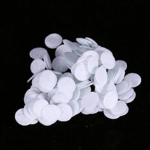 Miniatura 6 de 100 filtros de algodón para máquina de belleza, 7 tamaños (0.39 a 1.79 pulgadas), eliminación de puntos negros, suavizantes, hipoalergénicos