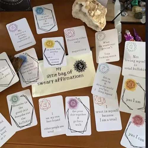 Miniatura 4 de Juego de 16 tarjetas de afirmación de regalo - Aumenta la confianza en uno mismo, mejora la concentración y promueve el pensamiento positivo