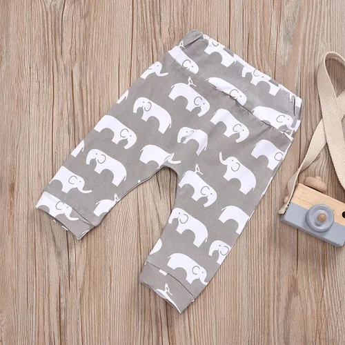 Miniatura 6 de Conjunto de ropa para bebés recién nacidos, mameluco, pantalones, sombrero, 3 piezas