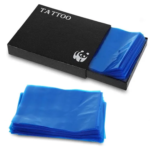 Miniatura 9 de 200 bolsas de máquina desechables para máquina de plástico azul, fundas para máquina