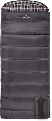 Miniatura 12 de Bolsas de dormir TETON Celsius Regular, 25F, 20F, 0F grados, bolsa para todo clima para adultos y niños, camping fácil y cálido, bolsa de viaje