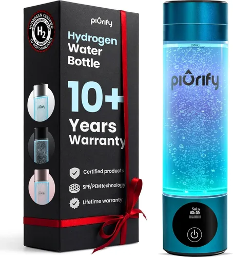 Generador de Botella de Agua de Hidrógeno - Hasta 4100+ PPB - Tecnología SPE/PEM - Generador H2 Certificado - Sistema Portátil de Rendimiento