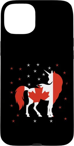 Miniatura 9 de Funda para iPhone 13 Pro Max Unicornio Bandera de Canadá