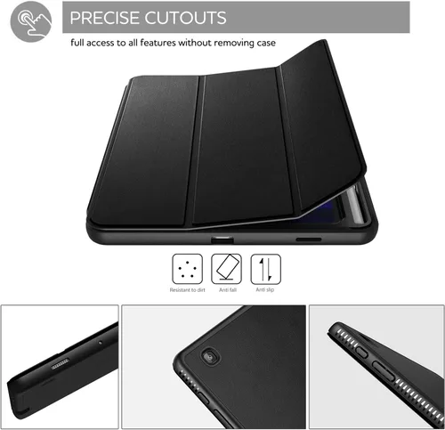 Miniatura 4 de SURITCH Funda de cuero para Samsung Galaxy Tab S6 Lite de 10.4 pulgadas 2024/2022/2020, protector de pantalla integrado, ajuste delgado, cubierta