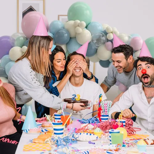 Miniatura 19 de Globos rosados y morados, 50 unidades de 12 pulgadas, globos de confeti, globos de látex metálicos rosados y morados con cinta, globos de fiesta
