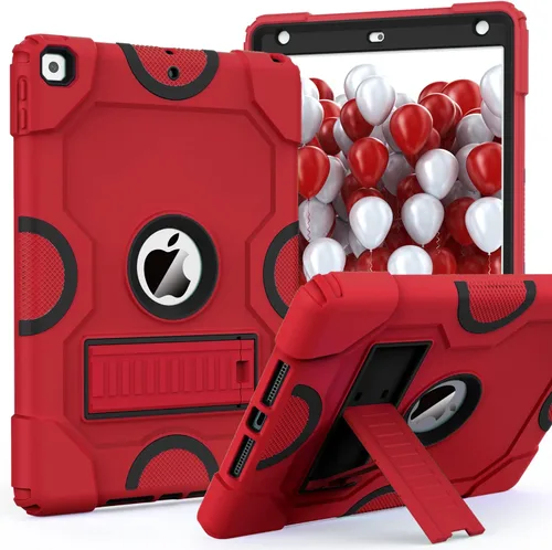 Miniatura 20 de ZoneFoker - Funda para iPad de 9.ª generación, funda para iPad de 8.ª y 7.ª generación, funda para iPad de 10.2 pulgadas 2021/2020/2019, funda Negro