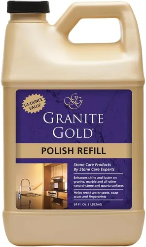 Miniatura 9 de Granite Gold Spray polaco, brillo sin rayas para encimeras de granito, cuarzo, mármol, travertino, piedra natural, 24 onzas líquidas (paquete de 2)
