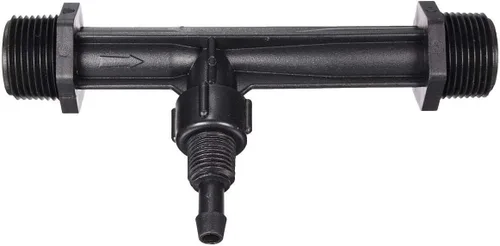 Miniatura 3 de Wytino Tubo de inyector de fertilizante, inyector de fertilizante Venturi de riego 1/2 "3/4" 1 pulgada Inyector mezclador de fertilizante de jardín