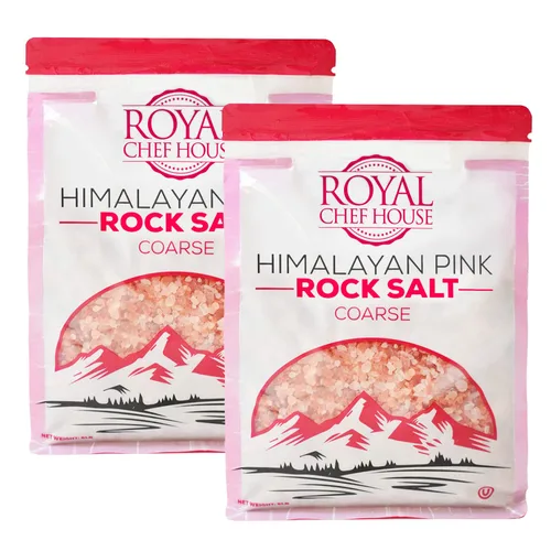 Miniatura 8 de Bolsa a granel de sal rosa del Himalaya de 5 libras - Cristales gourmet puros de Hymalain - Himilian 100% natural - Contiene 84 minerales - Adecuado