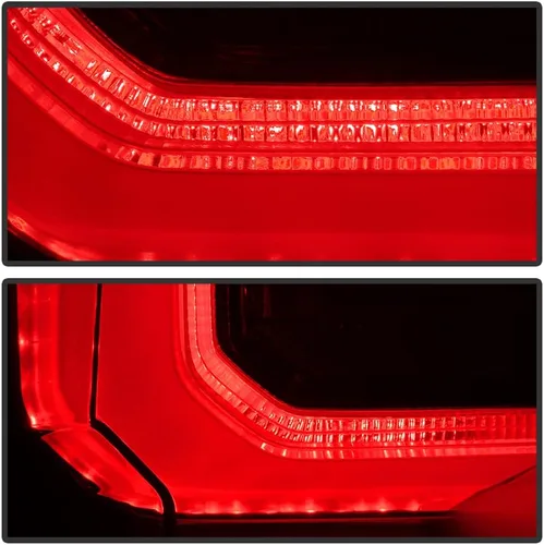 Miniatura 6 de KEEKPO - Para Chevy Silverado 1500 del 2016 al 2018, juego de luces LED de cola de fábrica, luces de freno de reemplazo, izquierda+derecha Rojo