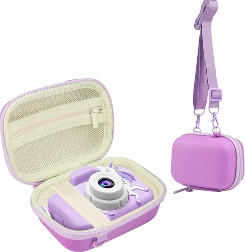 Miniatura 17 de Leayjeen Funda para cámara para niños compatible con OUTUVAS/Goopow/Mgaolo/HOOMOON/Juguetes de cámara para niños y videocámara digital para niños