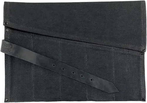 Miniatura 3 de Hide & Drink, Bolsa enrollable grande para herramientas (6 ranuras), bolsa de transporte portátil, organizador de herramientas de carpintería, Negro
