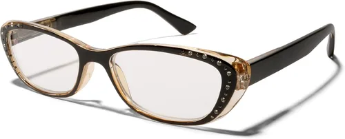 ShadyVEU Vintage Retro Fashon Rhinestone Lupas Lectura UV400 Color Mujeres Gafas 1.25 a 3.00