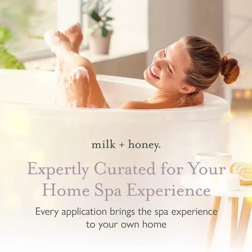 Miniatura 7 de Milk + Honey Remoje calmante de baño n.º 8 – Sal de Epsom hidratante con lavanda y eucalipto – Remoje relajante de aromaterapia para dolores