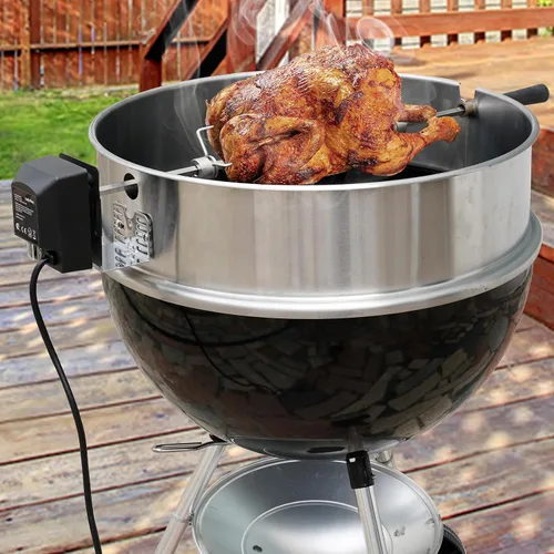 Miniatura 7 de Onlyfire Soporte universal del motor del asador del acero inoxidable de la parrilla de la barbacoa