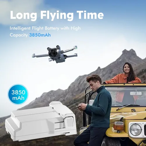 Miniatura 3 de Mini3/Mini 3 Pro Batería de vuelo inteligente Plus para DJI Mini3/Mini 3 Pro, 3850mAh 47 Minutos de tiempo de vuelo (Batería de la serie Mini 3*1)