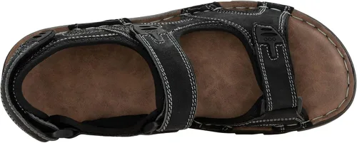 Miniatura 5 de Jousen Men's Sandals Leather Open Toe Beach Sandal Outdoor Summer Sport Sandals