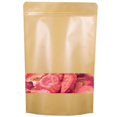 Fresas liofilizadas prémium en rodajas de 8.8 onzas, 100% naturales y sin aditivos, rebanadas crujientes de fresas secas (8.8 onzas)