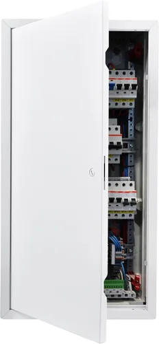 Miniatura 11 de VEVOR Panel de acceso para paneles de yeso, puerta de acceso de acero galvanizado de 13.3 x 13.3 pulgadas, panel de servicio con bisagras de fácil