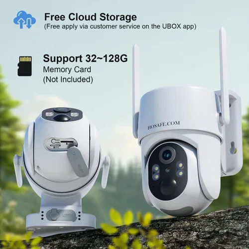 Miniatura 8 de Cámara de Seguridad Sin WIFI Sin Necesidad de Internet, Cámara de Seguridad Celular 4G LTE Inalámbrica para Exteriores, Cámara de Seguridad Solar