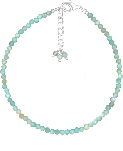 Miniatura 22 de TGH Pulsera de cuentas naturales con piedras preciosas microfacetadas, joyería para ella, cristales curativos energéticos de piedra natal, cadena