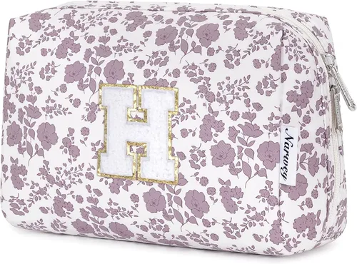 Miniatura 167 de Narwey Bolsa de maquillaje con inicial, regalos de graduación para adolescentes, niñas, niños y adolescentes, cosas de moda de 6 a 18 años, bolsa