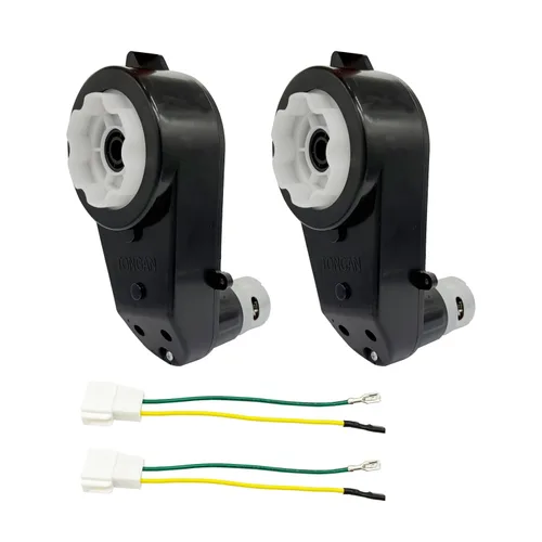 Caja de cambios de motor eléctrico de 2 piezas para niños, RS550 12V/RS555 24V con ruedas de alta velocidad, motor RS550, motor de accionamiento,